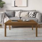 vidaXL Salontafel 100x100x40 cm massief grenenhout, Verzenden, Nieuw, Minder dan 50 cm, Grenenhout