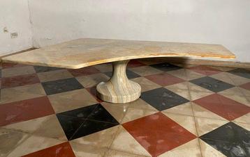 Salontafel - Onyx - Vintage jaren 70 beschikbaar voor biedingen