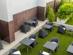 Tuinstoel - Aruba - Donkergrijs - Wicker Look - Siesta