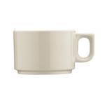 GGM Gastro | (24 stuks) PERA Creme - Koffie-/ theekop - 250, Verzenden, Nieuw, Effen, Kop(pen) en/of Schotel(s)