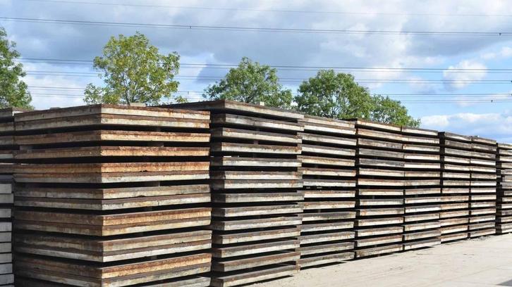 Gebruikte betonplaten: incl. terugkoop en direct leverbaar, Tuin en Terras, Tegels en Klinkers, Overige typen, Gebruikt, 10 m² of meer