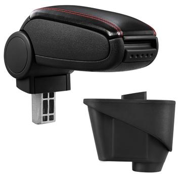 Armsteun voor Citroën DS3 vanaf 2010 zwart met rood stiksel beschikbaar voor biedingen