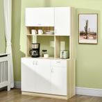 TRUUSK Keukenkast 3 Planken 4 Kasten 102 Cm × 48 Cm × 180 Cm, Verzenden, Nieuw