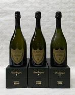 1998 Dom Pérignon - Champagne Brut - 3 Flessen (0.75 liter), Verzamelen, Nieuw