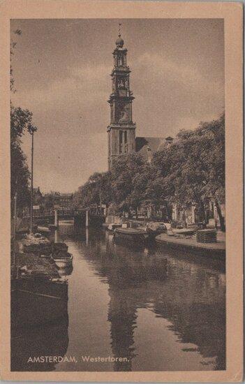 AMSTERDAM - Westertoren, Verzamelen, Ansichtkaarten | Nederland, Verzenden
