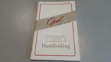 1947 Opel Olympia Instructieboekje Handleiding Nederlands