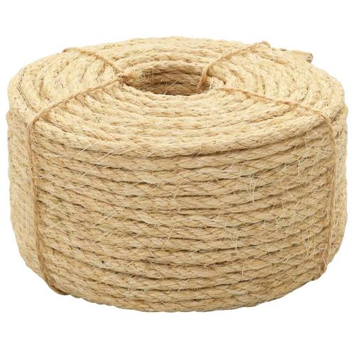 vidaXL Touw 10 mm 250 m 100% sisal, Doe-het-zelf en Verbouw, IJzerwaren en Bevestigingsmiddelen, Nieuw, Verzenden