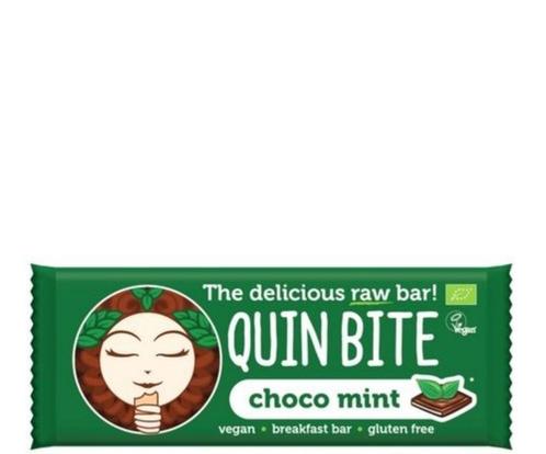 QuinBite reep Choco Mint, Sport en Fitness, Gezondheidsproducten en Wellness, Nieuw