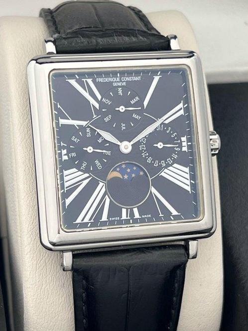 Frédérique Constant - Triple Date Moon Phase Carree -, Sieraden, Tassen en Uiterlijk, Horloges | Heren