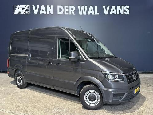 Volkswagen Crafter 2.0 TDI L3H3 L2H2 Euro6 Airco | Trekhaak, Auto's, Bestelauto's, Dealer onderhouden, Lease, Zwart, Handgeschakeld