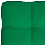 Palletkussen 120x80x12 cm stof groen (Tafels-Stoelen), Tuin en Terras, Tuinstoelen, Nieuw, Verzenden
