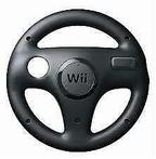 Nintendo - Nintendo Wii wheel zwart