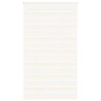 vidaXL Zebra Blind 130x230cm stofbreedte 125,9cm polyester, Verzenden, Nieuw, Beige