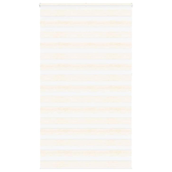 vidaXL Zebra Blind 130x230cm stofbreedte 125,9cm polyester, Huis en Inrichting, Stoffering | Gordijnen en Lamellen, Beige, Nieuw