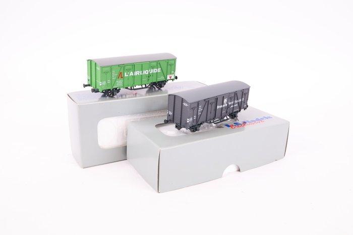 L.S. Models H0 - 95007/95008 - Modeltrein goederenwagon (2), Hobby en Vrije tijd, Modeltreinen | H0