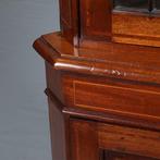 Smalle Regency hoekkast met afneembaar kroontje ca 1815 maho, Antiek en Kunst, Ophalen of Verzenden