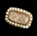 Georgian, early 1800’s, rose gold sweetheart seed pearls and