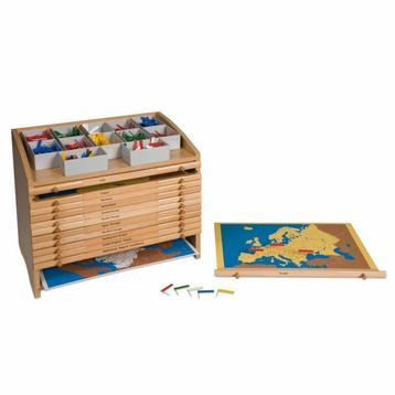 Montessori/Nienhuis Aardrijkskundekast Europa