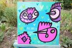 Kev Munday (1986) - Four Love Birds, Antiek en Kunst