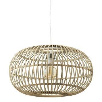 Indy Hanglamp - Bamboe Naturel, Huis en Inrichting, Woonaccessoires | Overige, Verzenden