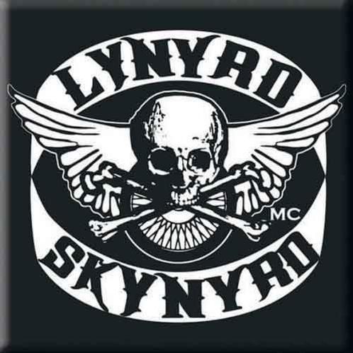 Lynyrd Skynyrd - Biker Patch Logo - Koelkast Magneet, Verzamelen, Muziek, Artiesten en Beroemdheden, Gebruiksvoorwerp, Nieuw, Ophalen of Verzenden