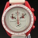 Omega x Swatch - MoonSwatch - Mission to Mars - Zonder, Sieraden, Tassen en Uiterlijk, Horloges | Heren, Nieuw