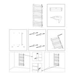 Handdoekradiator BWS Ress Middenaansluiting 681W 120x50 cm, Ophalen of Verzenden, Nieuw