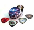 Blikje + plectrums met afbeelding van een Galaxy, Ophalen of Verzenden, Nieuw