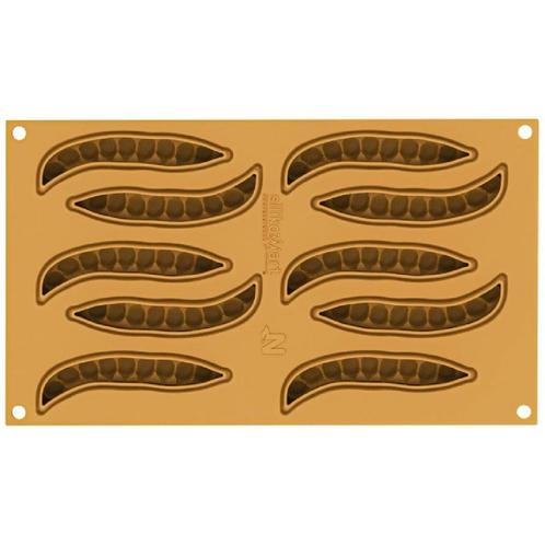 Silikomart Siliconen Vorm Peul (10x) 11x3,5x1,2cm, Hobby en Vrije tijd, Taarten en Cupcakes maken, Nieuw, Verzenden