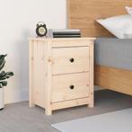 vidaXL Nachtkastje 50x35x61,5 cm massief grenenhout, Minder dan 45 cm, Verzenden, Nieuw, 55 tot 70 cm