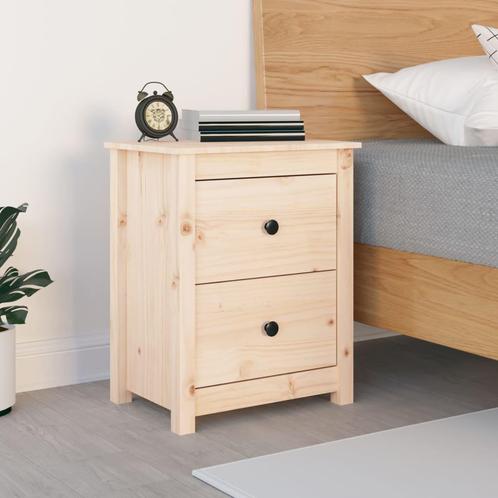 vidaXL Nachtkastje 50x35x61,5 cm massief grenenhout, Huis en Inrichting, Slaapkamer | Nachtkastjes, Nieuw, Minder dan 45 cm, Hout