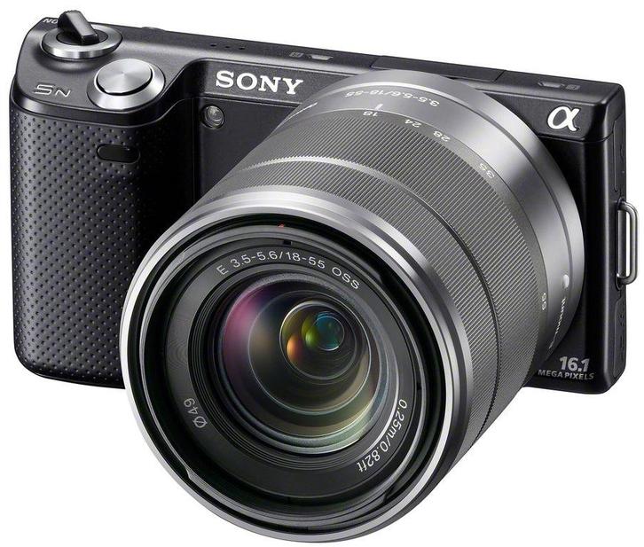 Sony NEX-5N Systeemcamera + 18-55mm - Zwart, Audio, Tv en Foto, Fotocamera's Digitaal, Zo goed als nieuw, Verzenden