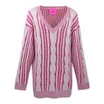 Frogbox • oversized kabeltrui • S, Kleding | Dames, Truien en Vesten, Verzenden, Nieuw, Roze, Maat 36 (S)