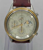 Kelek - Stahl/Gold Chronograph - Kalender - Tag - Tagname -, Sieraden, Tassen en Uiterlijk, Nieuw