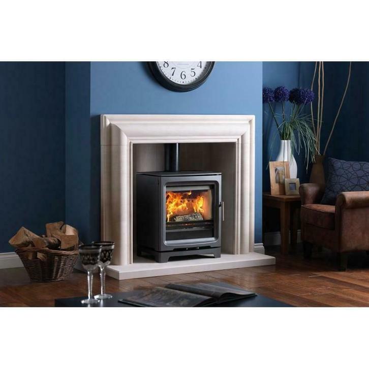 Houtkachel C&J (breed) Purevision-PV5W-2 - 3.5-6.9kW, Huis en Inrichting, Kachels, Verzenden