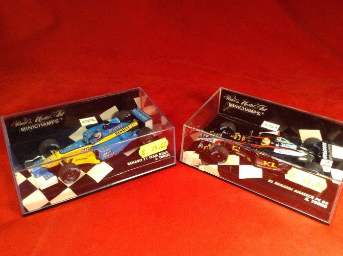 Minichamps 1:43 - Model raceauto (2) - ref. #020014 Renault, Hobby en Vrije tijd, Modelauto's | 1:5 tot 1:12