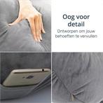 2dekans | Leeskussen - Voor in bed - Met 3 opbergvakken -, Huis en Inrichting, Ophalen of Verzenden, Zo goed als nieuw, Grijs
