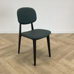 kantinestoel, groen - zwart, Huis en Inrichting, Stoelen, Gebruikt, Zwart, Leer, Ophalen of Verzenden