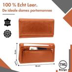 THL Design Portemonnee Dames Harmonica overslag model, Overige merken, Bruin, Verzenden, Nieuw