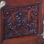 Art Nouveau Bureau met brons beslag en armstoel  incl stof e, Antiek en Kunst, Ophalen of Verzenden