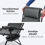 2dekans | LifeGoods Opvouwbare Tuinstoelen - 2 Stuks -, Tuin en Terras, Ophalen of Verzenden, Zo goed als nieuw, LifeGoods