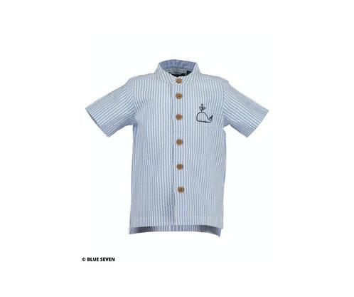 Blue Seven - overhemd korte mouwen - gestreept, Kinderen en Baby's, Kinderkleding | Overige, Jongen, Nieuw, Verzenden