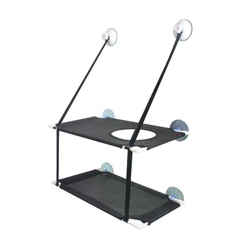 Hangmat Kat - Dubbel Laags - Grijs - Raam Hangmat Kat -, Dieren en Toebehoren, Honden-accessoires, Nieuw, Verzenden