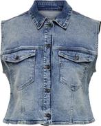 ONLY - Maat 48 - CARMAKOMA CARREX WAISTCOAT DNM Dames Blouse, Kleding | Dames, Jassen | Winter, Verzenden, Nieuw