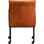 Leren eetkamerstoel More - Rancho Cognac (cognac) - Poten s, Huis en Inrichting, Stoelen, Leren eetkamerstoel More - Rancho Cognac (cognac) - Poten staal rond zwart past perfect in uw interieur als u woonstijl: Bohemian, Industrieel, Modern, Scandinavisch is.