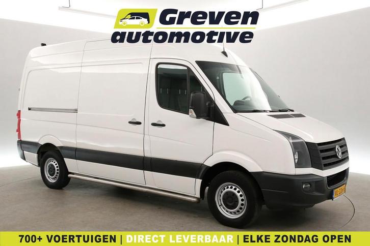 Volkswagen Crafter 2.0 TDI L2H2 Airco Camera Cruise 3 Zits, Auto's, Bestelauto's, Te koop, Handgeschakeld, Diesel, Wit, Volkswagen