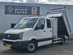 Volkswagen Crafter 2.0 TDI KIPPER TREKHAAK 6-ZITPLAATSEN 350, Gebruikt, Euro 6, Volkswagen, Wit