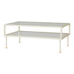 Salontafel Lindau 100x50x46 cm cremewit [en.casa], Verzenden, Nieuw