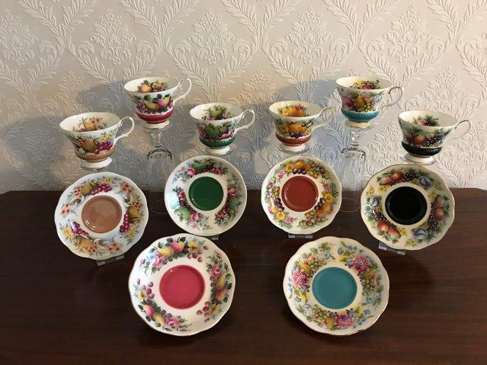 Royal Albert - Koffieservies voor 6 (12) - Porselein -, Antiek en Kunst, Antiek | Meubels | Tafels