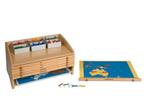 Montessori/Nienhuis Aardrijkskundekast Werelddelen, Verzenden, Nieuw